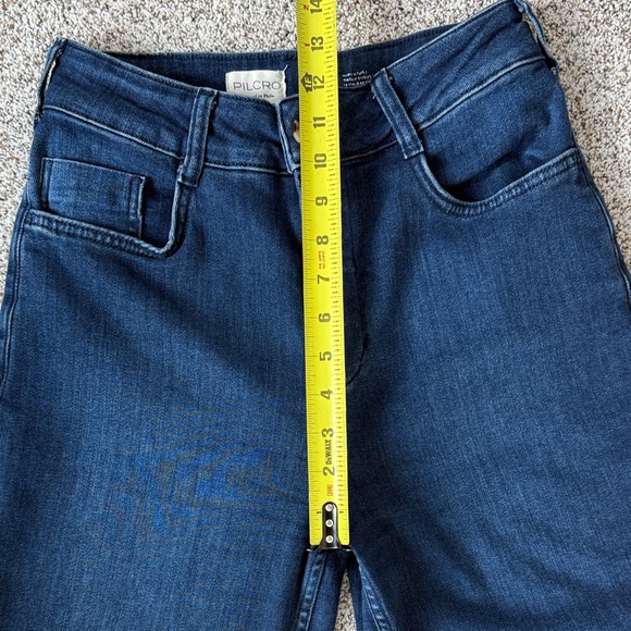 Pilcro Dark Blue Flare Jeans - Picture 5 of 9